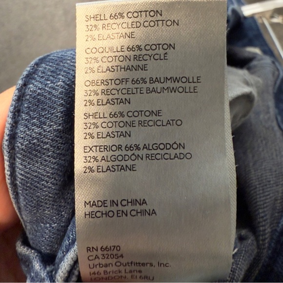 Anthropologie Pilcro Flare Jeans Medium Wash Size 31 High Rise Bootcut - Picture 10 of 10